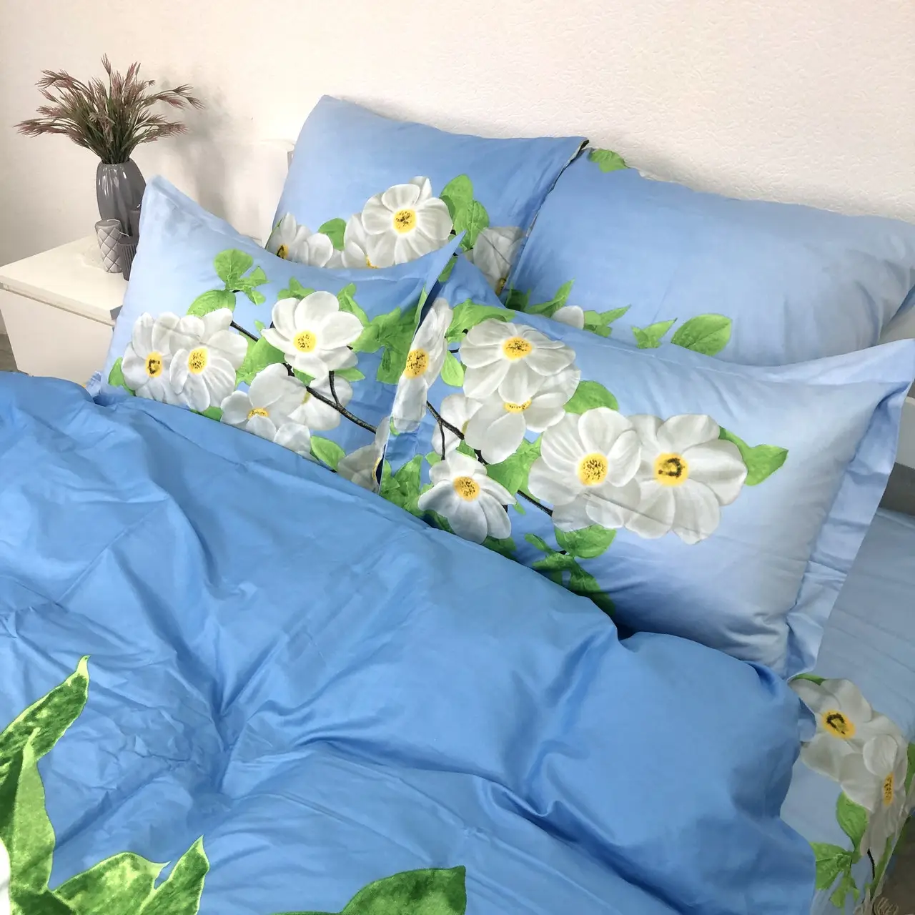 Постільна білизна євро Vie Nouvelle Сатин Фотопринт RP A-015