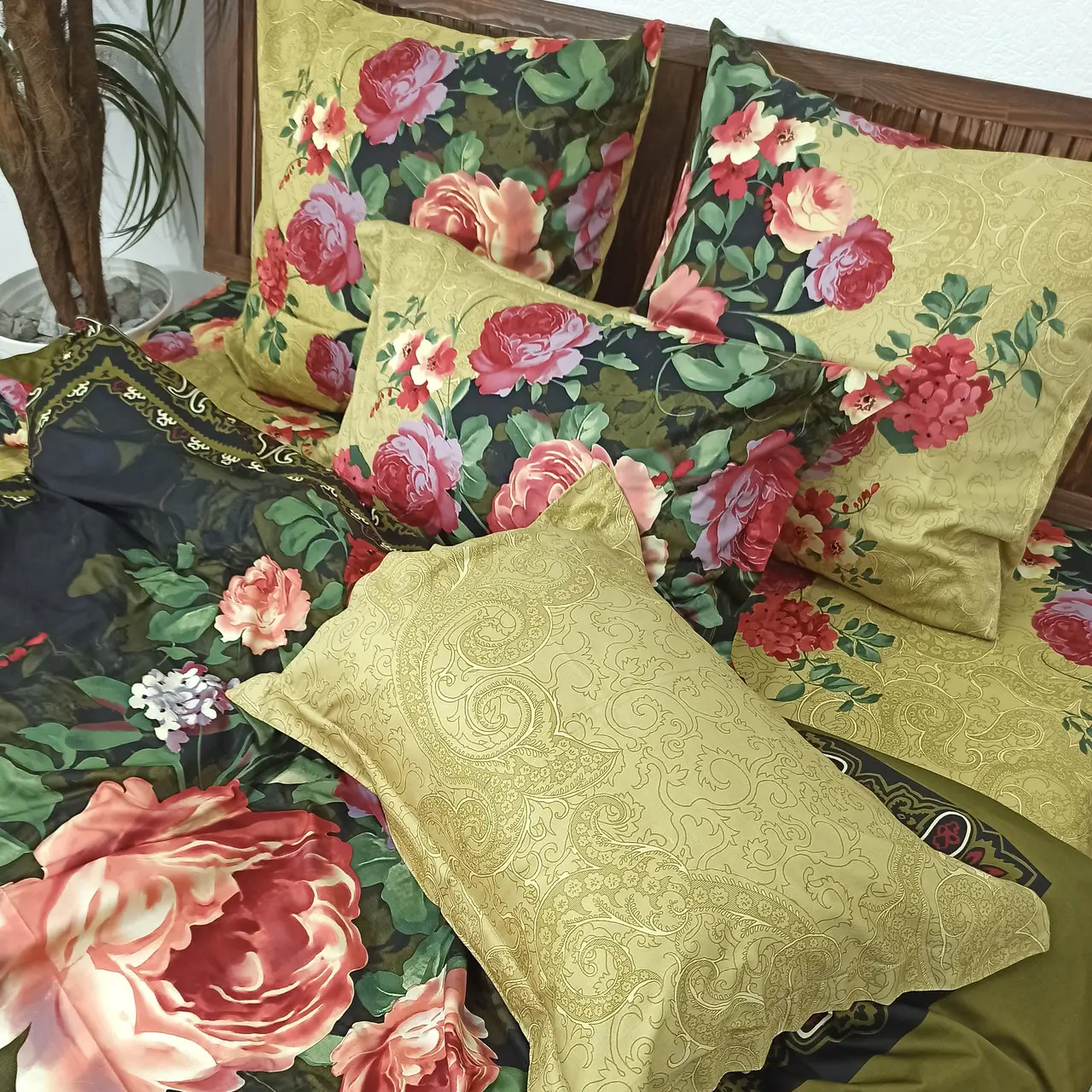 Постільна білизна євро Vie Nouvelle Сатин Фотопринт RP A-018