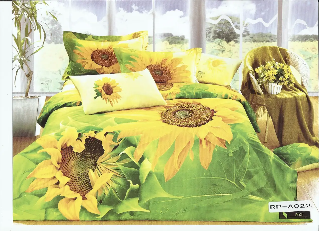 Постільна білизна євро Vie Nouvelle Сатин Фотопринт RP A-022