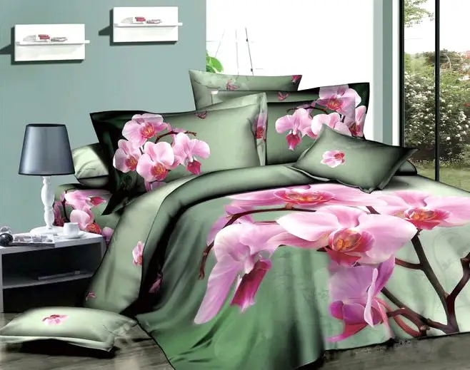 Постельное бельё евро Vie Nouvelle Сатин фотопринт RP A-025