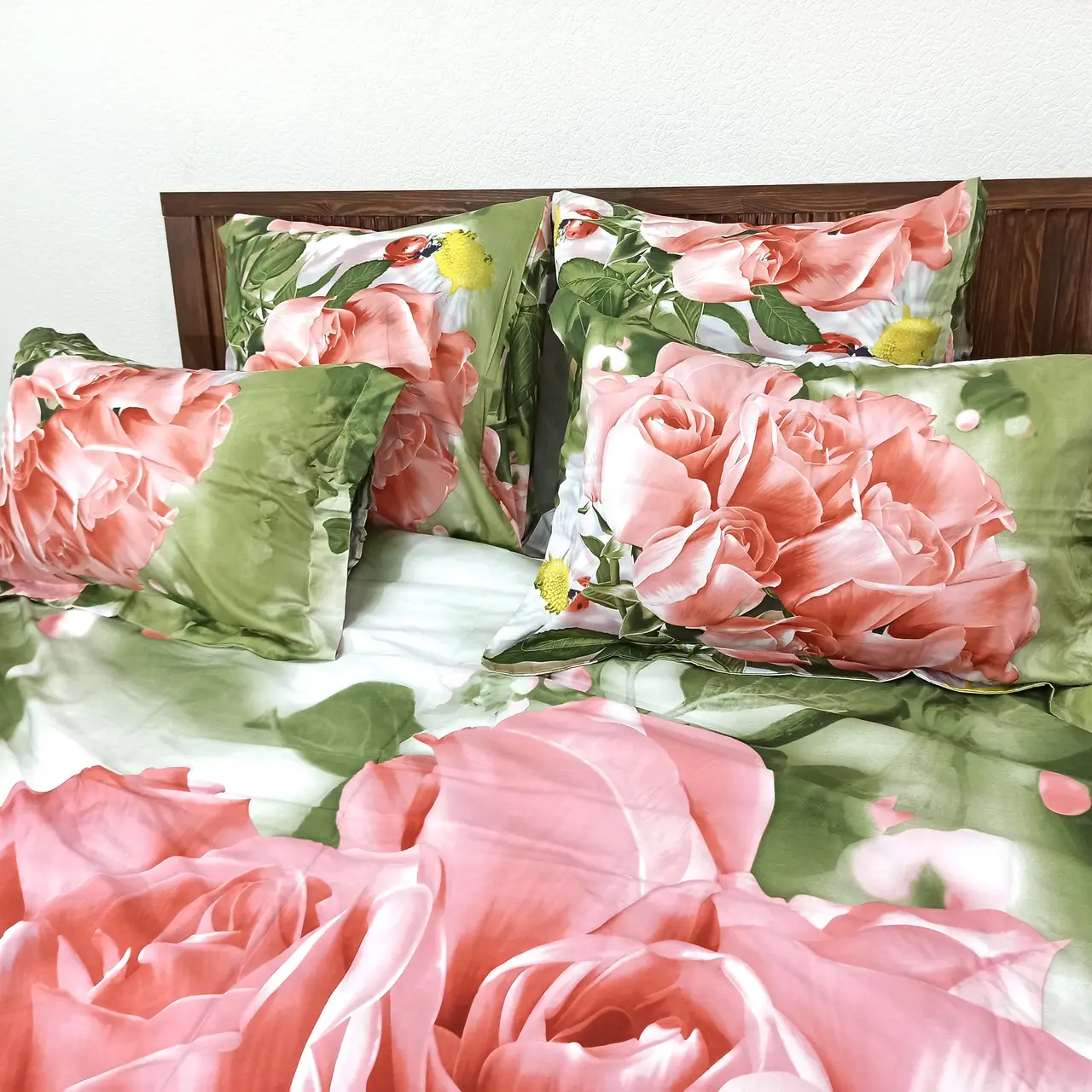 Постільна білизна євро Vie Nouvelle Сатин Фотопринт RP A-035