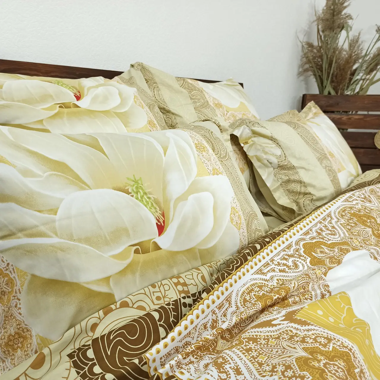 Постельное бельё евро Vie Nouvelle Сатин фотопринт RP A-036