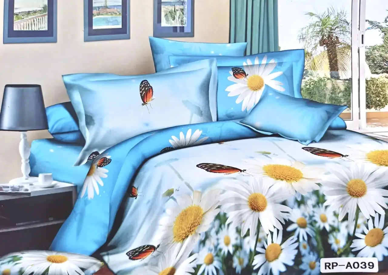 Постільна білизна євро Vie Nouvelle Сатин Фотопринт RP A-039