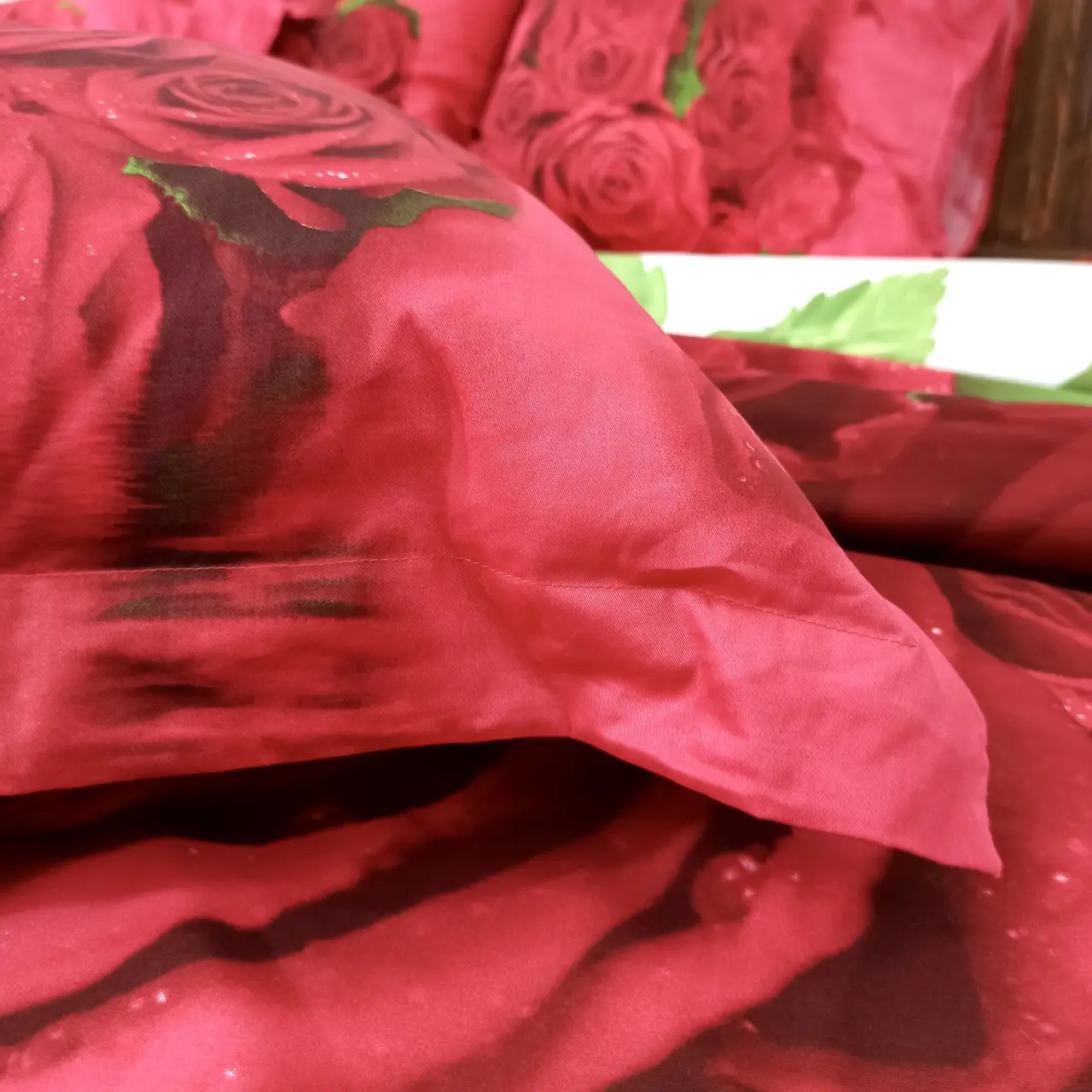 Постельное бельё евро Vie Nouvelle Сатин фотопринт RP A-043