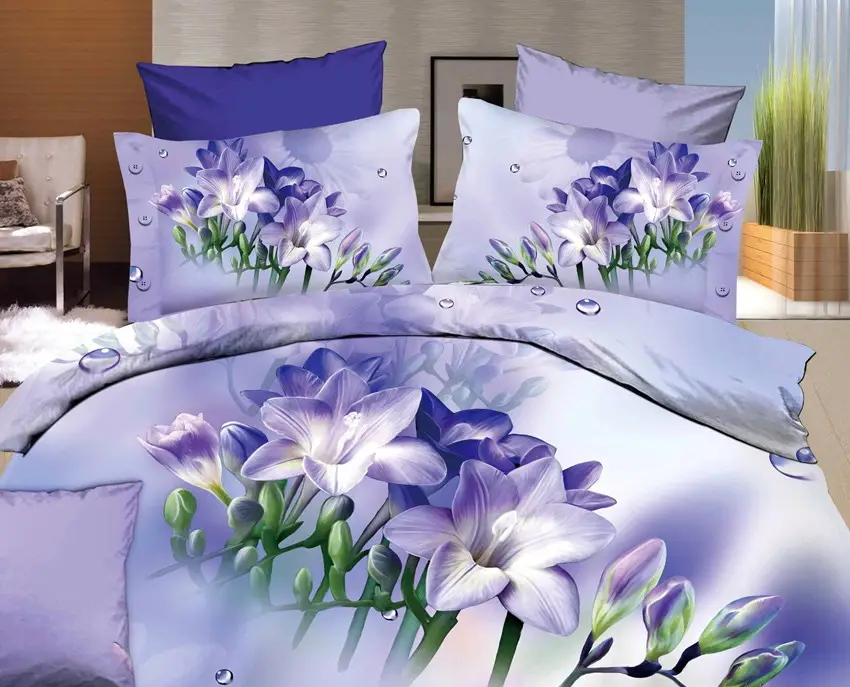 Постільна білизна євро Vie Nouvelle Сатин Фотопринт RP A-045