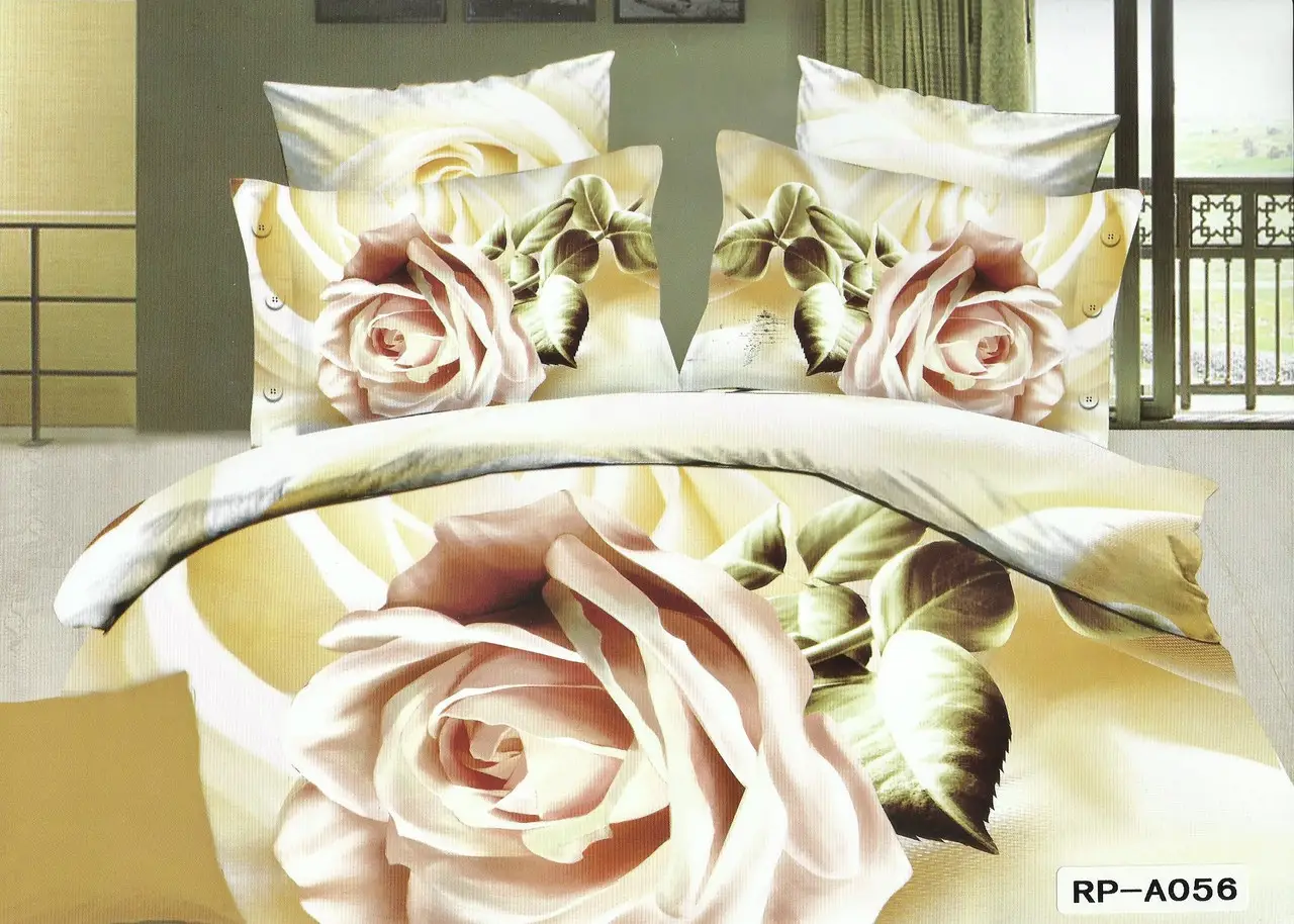 Постельное бельё евро Vie Nouvelle Сатин фотопринт RP A-056