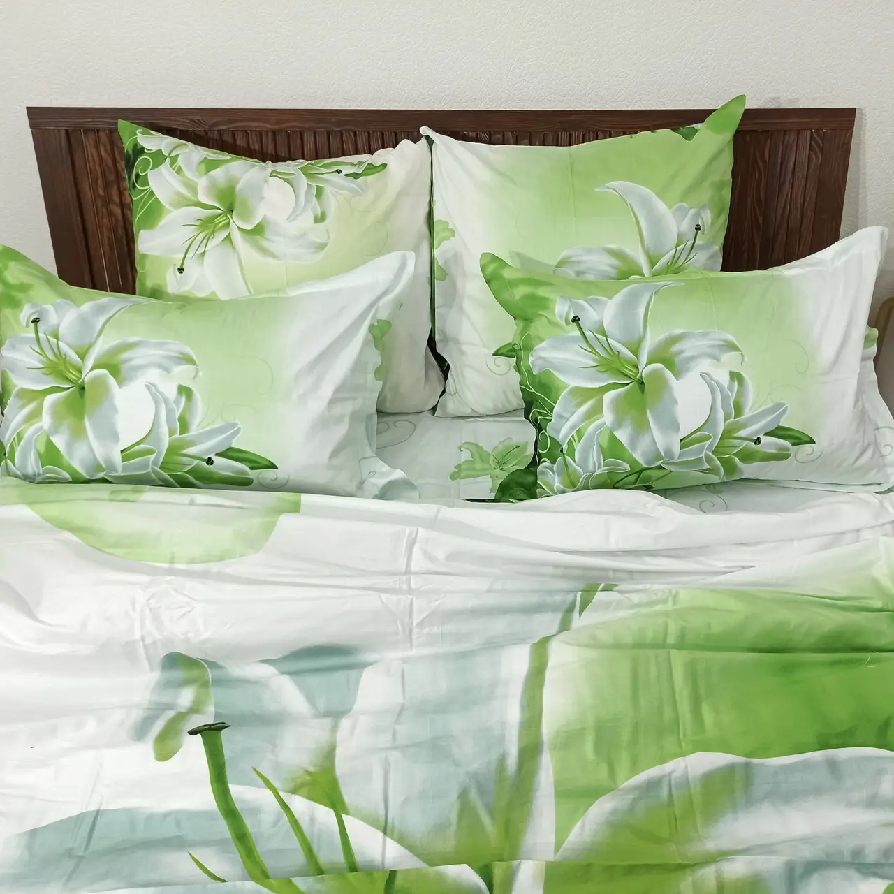 Постельное бельё евро Vie Nouvelle Сатин фотопринт RP A-15