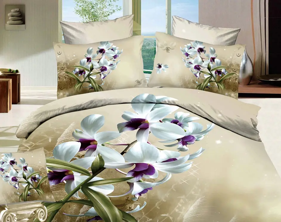 Постельное бельё евро Vie Nouvelle Сатин фотопринт RP A-17