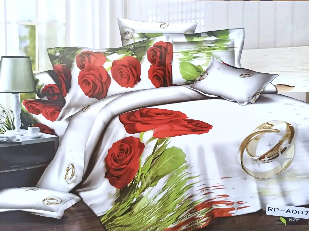 Постільна білизна євро Vie Nouvelle Сатин Фотопринт RP A-007