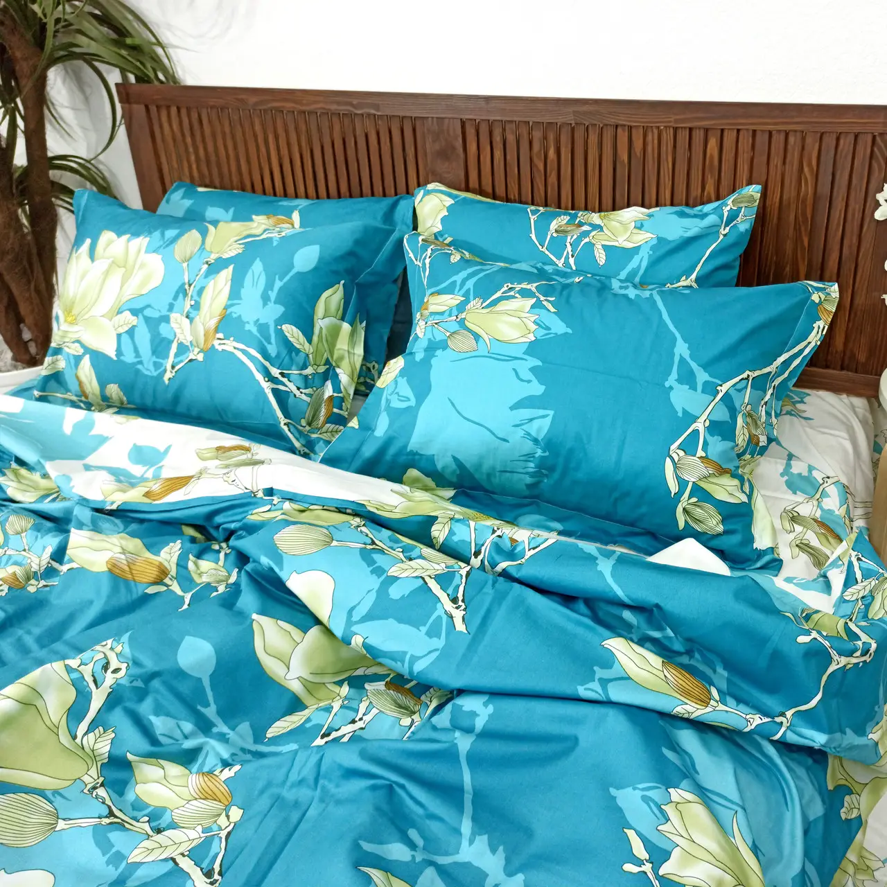 Постельное бельё евро Vie Nouvelle Сатин фотопринт RP A-1