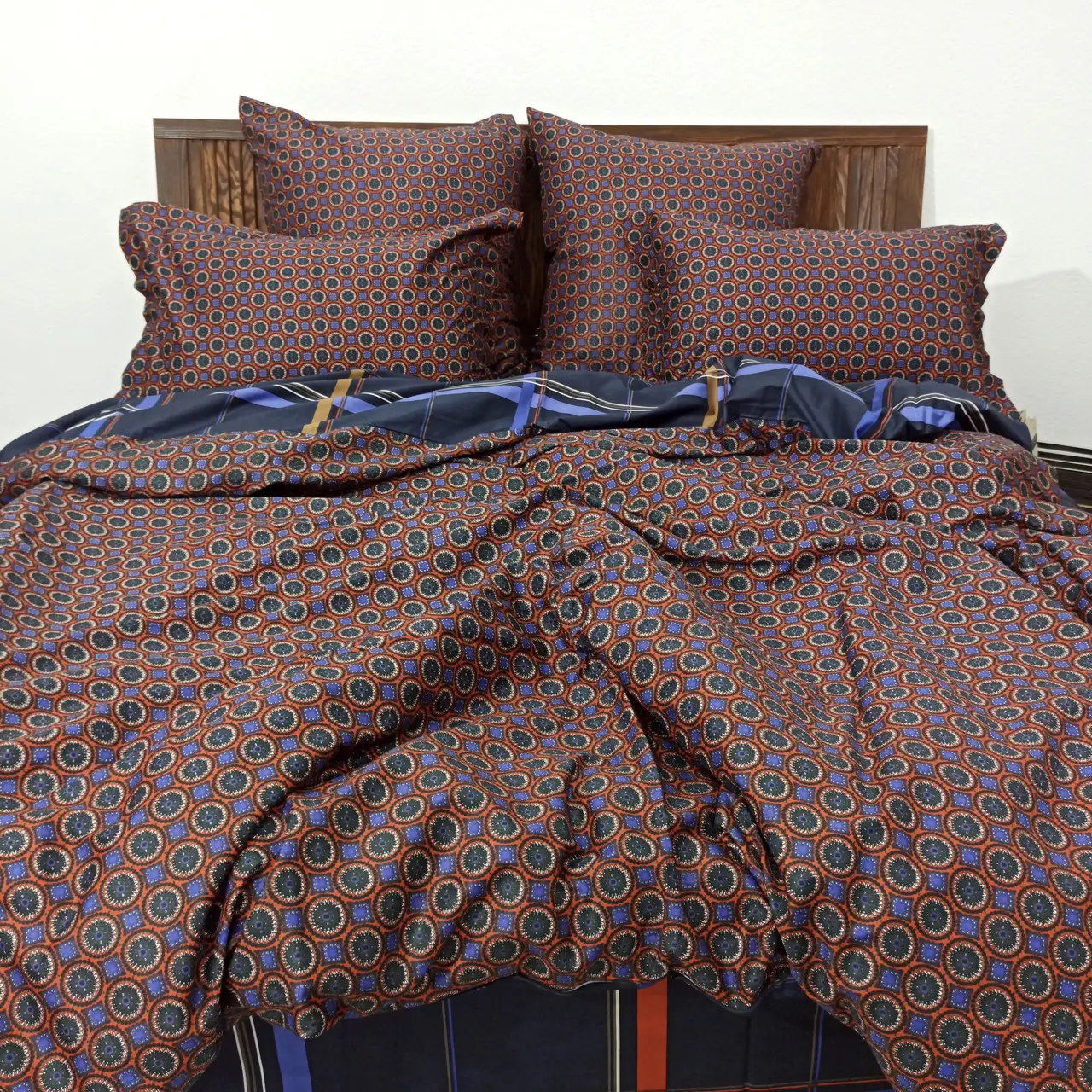 Постельное бельё евро Vie Nouvelle Сатин фотопринт RP A-12