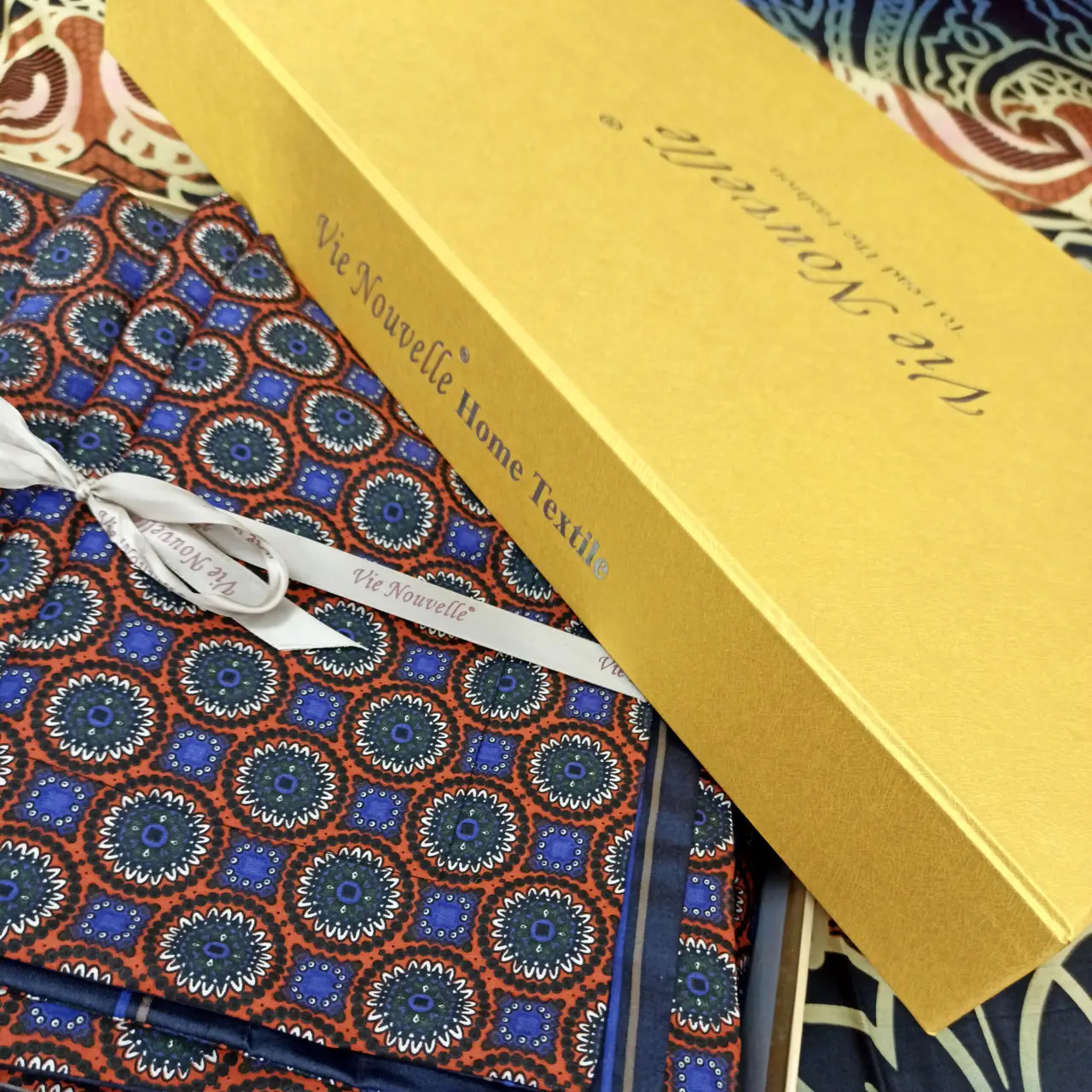 Постельное бельё евро Vie Nouvelle Сатин фотопринт RP A-12