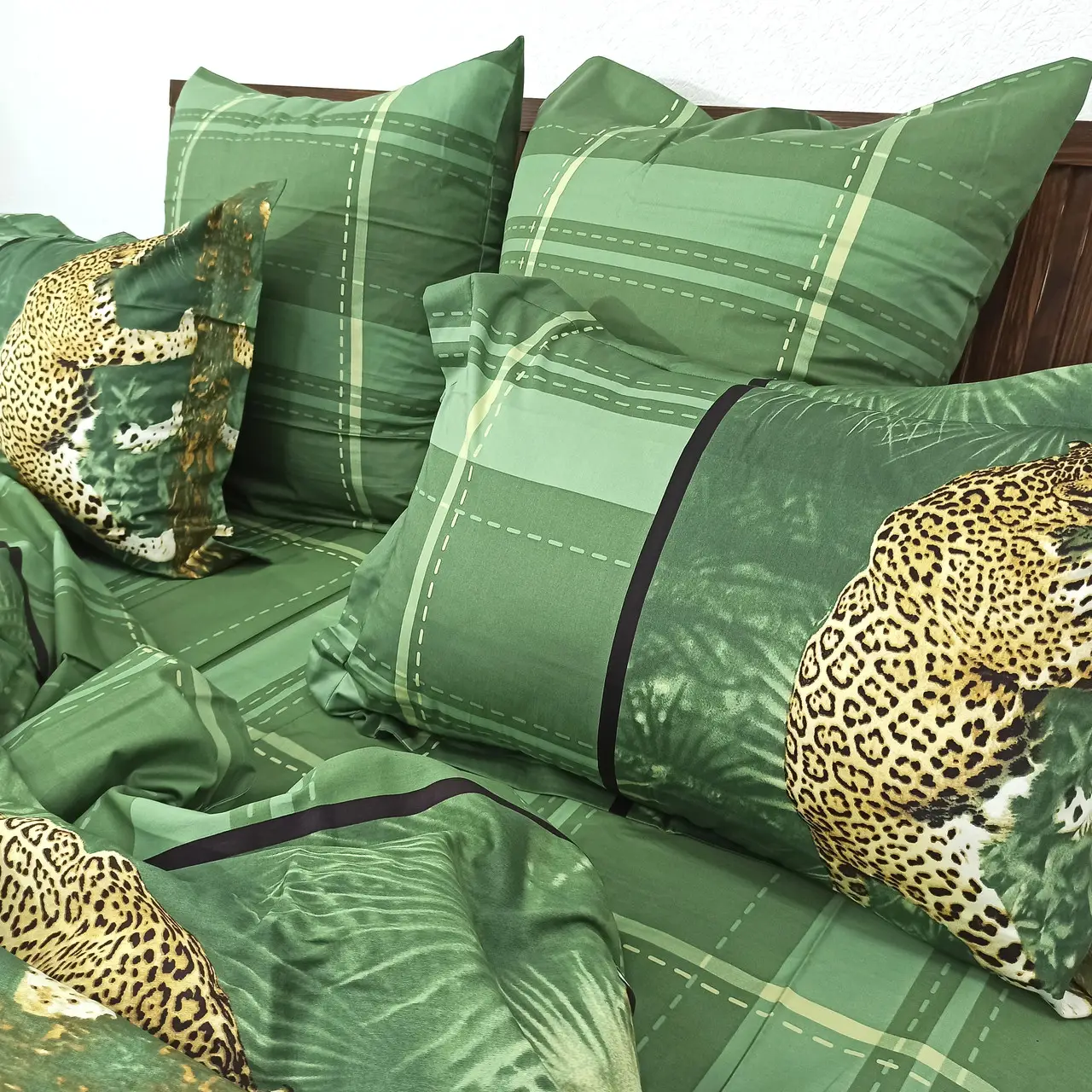 Постельное бельё евро Vie Nouvelle Сатин фотопринт RP A-14