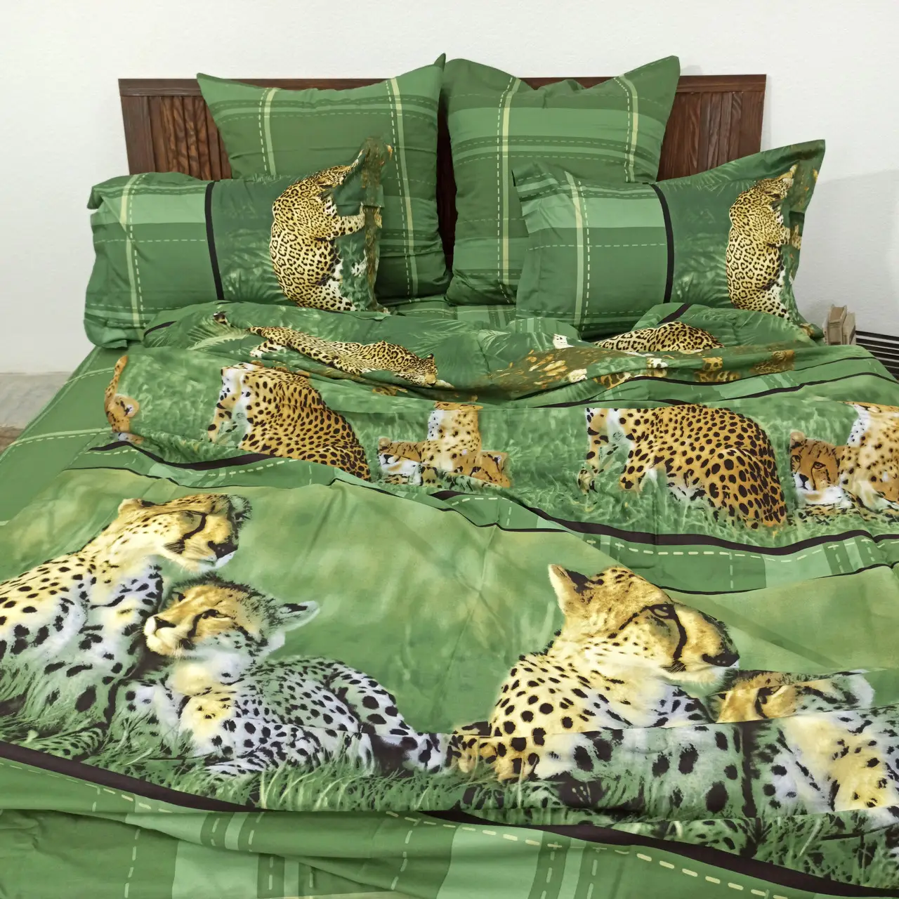 Постельное бельё евро Vie Nouvelle Сатин фотопринт RP A-14