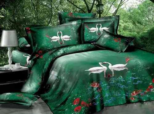 Постельное бельё евро Vie Nouvelle Сатин фотопринт RP A-2