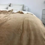 Плед покривало з овчинкою Vie Nouvelle 215x235 світло-коричневий