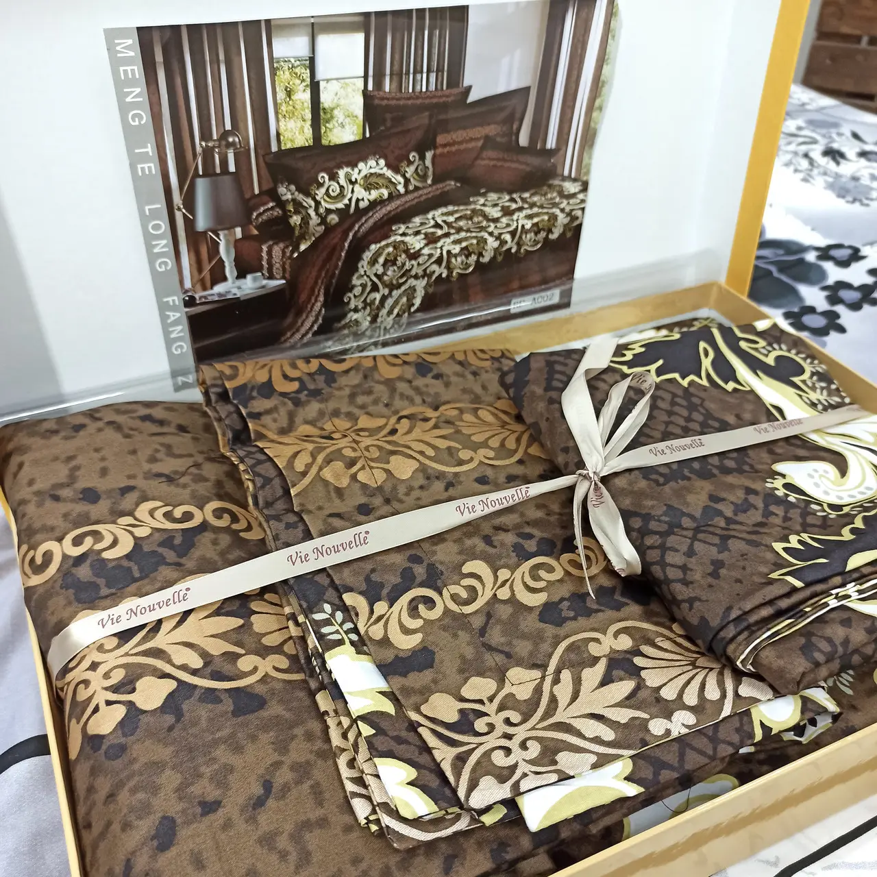 Постільна білизна євро Vie Nouvelle Сатин Фотопринт RP A-002