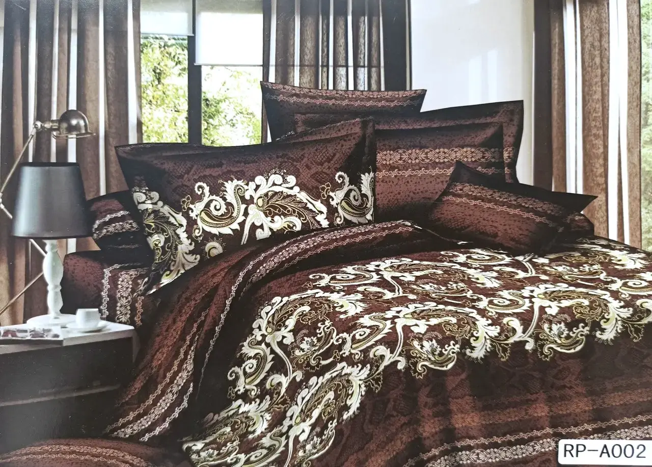 Постільна білизна євро Vie Nouvelle Сатин Фотопринт RP A-002