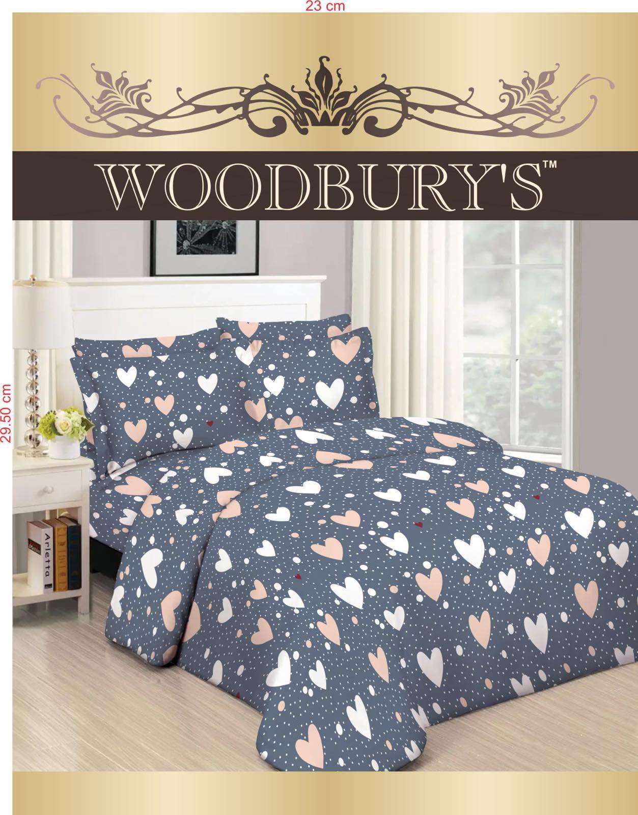 Постільна білизна Woodbury’s ранфорс Пакистан W2082