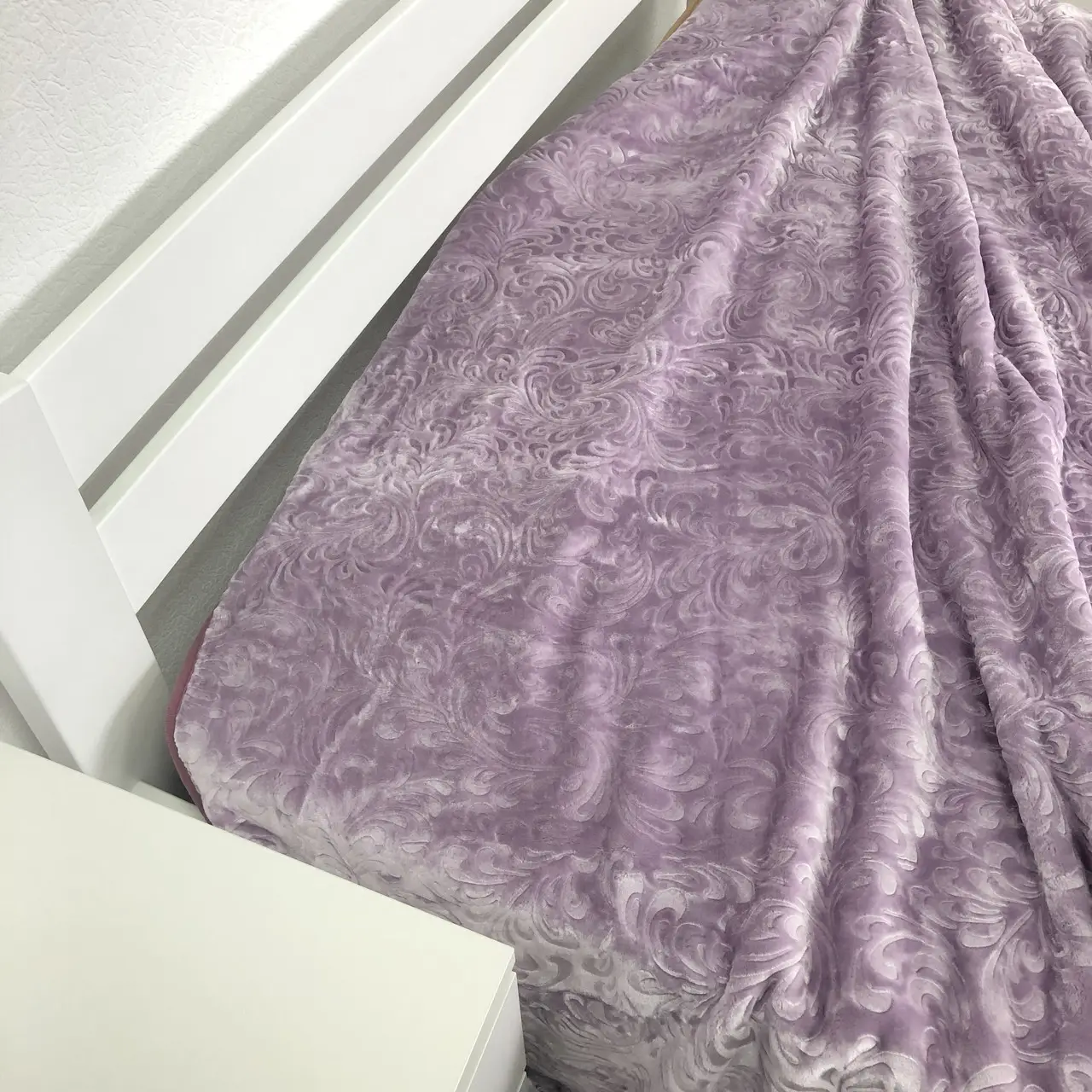 Плед велюровий з видавкою Vie Nouvelle акрил 200×240 VNB2