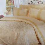 Постельное белье Vie Nouvelle жаккард с семейной вышивкой 160x220 JE-322F