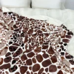 Плед покривало з овчинкою Vie Nouvelle 215x235 жираф